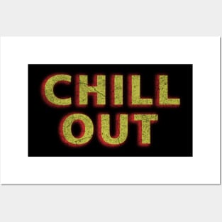 Chilling For Chill Out and Relax Retro Posters and Art